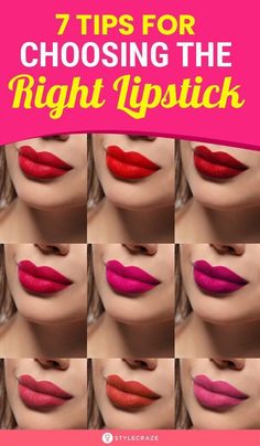 Lipstick Guide For Skin Tones, Best Color Lipstick For Brunettes, Makeup Ideas Lipstick, How To Find The Right Lipstick Shade, Which Lipstick Color Suits Me, Must Have Lipstick Shades, What Color Lipstick Should I Wear, How To Choose Lipstick Color, Light Lipstick Shades