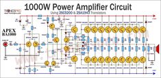 the circuit diagram for an amplifier