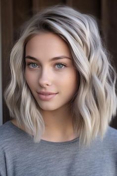 Hair Color Ideas Trendy, Beautiful Hair Color Ideas, Ashy Blonde Hair, Fall Blonde Hair Color, Blonde Hair Goals, Fall Blonde Hair, Grey Hair Transformation, Ashy Blonde