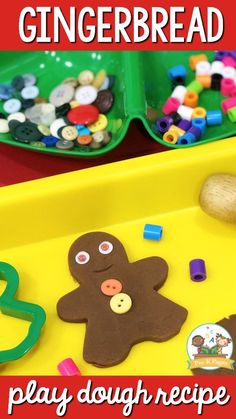 gingerbread play dough recipe for kids to make