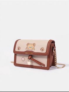 Cute Bear Shoulder Bag PN3961 ●Size :210*80* x 140 mm. ●Material:pu ●About Shipping: We attach great importance to the orders of each customer and parcel delivery. 1.Processing time: 2-3 business days. 2.Shipping time: 10-15 business days to US, please allow 3-4 weeks shipping to other country.(Shipping times can be affected by variable customs clearance times or public holidays.) Portable Faux Leather Shoulder Bag For Daily Use, Rectangular Faux Leather Phone Bag For Daily Use, Everyday Portable Faux Leather Shoulder Bag, Rectangular Beige School Bag, Cute Rectangular Leather Bag, Cute Rectangular Satchel For Daily Use, Beige School Bag With Mobile Phone Pocket, Beige Mobile Phone Box Bag As Gift, Portable Brown Satchel Shoulder Bag