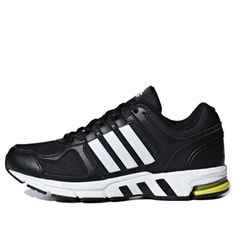 adidas Equipment 10 Black Marathon Running Shoes/Sneakers Adidas Athleisure Running Shoes With Three Stripes, Adidas Basketball Shoes For Sports, Sporty Running Shoes With Three Stripes Branding, Adidas Sporty Running Shoes With Three Stripes, Adidas Sneakers For Sports, Sporty Adidas Running Shoes With Three Stripes, Sporty Basketball Shoes With Three Stripes, Casual Black Running Shoes With Three Stripes Branding, Casual Black Running Shoes With Three Stripes