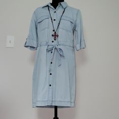 A.N.A Dress , Size Small , Color Medium Wash, 3/4 Sleeve Shirt Dress . I Hope Anybody Like It . Casual Dresses With 3/4 Roll-up Sleeves, Casual Dress With 3/4 Roll-up Sleeves, Casual Dresses With Roll-up 3/4 Sleeves, Casual Dress With Roll-up 3/4 Sleeves, Spring Knee-length Dress With Roll-up Sleeves, Summer Dresses With 3/4 Sleeves, Summer Dresses With 3/4 Roll-up Sleeves, Blue 3/4 Sleeve Dress For Day Out, Blue Casual Dress With 3/4 Sleeves