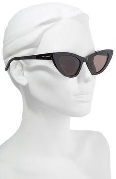 Super-svelte cat-eye frames make these sleek Italian sunnies deliciously, alluringly retro. 52mm lens width; 21mm bridge width; 145mm temple length 100% UV protection CR-39 lenses Acetate Made in Italy Sleek Cat Eye Sunglasses For Summer, Evening Cat Eye Sunglasses With Gradient Lenses, Sleek Cat Eye Sunglasses For Party, Sleek Cat Eye Sunglasses For Parties, Classic Cat Eye Sunglasses With Polarized Lenses, Classic Polarized Cat Eye Sunglasses, Classic Cat Eye Sunglasses For Party, Sleek Cat Eye Sunglasses With Tinted Lenses For Evening, Sleek Cat Eye Sunglasses With Mirrored Lenses