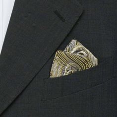 This men's pocket square, featuring a beautiful peacock design, is the perfect accessory to elevate any suit. Constructed with high-quality polyester brocade and measuring 10" x 10", it exudes elegance and sophistication. For best results, we recommend dry cleaning only. Elegant Gold Pocket Square For Formal Occasions, Beautiful Peacock, Peacock Pattern, Peacock Design, Gift Giver, Teal And Pink, This Man, Pocket Square, Sale Items