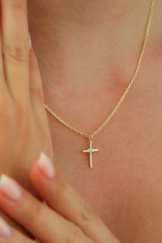 14k 18k Gold Diamond Religious Cross Necklace, Christian Cross Protection Necklace, Baptism Communion Gift for Her, Christian Jewelry Our gold diamond cross necklaces are perfect choice for a Christmas, Mother's Day, valentine's day, birthday, wedding, anniversary, graduation, engagement, bridesmaid, and best friends gift. It's a good way to show appreciation to your mom, girlfriend, wife, grandmother, grandchildren, daughter, sister, best friend, boss or a co-worker. Also, a special treat just Jesus Necklace Christian Jewelry, Gold Cross Necklace For Women Diamonds, Womens Cross Necklace, Yellow Gold Cross Necklaces For Baptism, Gold Cross Pendant Jewelry For Baptism, Gold Cross Jewelry For Baptism, Yellow Gold Cross Pendant Necklace For First Communion, Yellow Gold Cross Pendant For First Communion, Yellow Gold Cross Pendant For Baptism