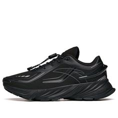 (WMNS) ANTA Running Series Low 'Trail Professional Shockproof Non-Slip Wear-Resistant Black' 122145525-4 Limited Edition Sneakers, Sports Sneakers, Sport Sneakers, Limited Edition, Running, Sports, Sneakers, How To Wear, Black