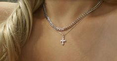 "2mm Thick chain necklace,Cross necklace,Halo Chain Choker,Layering necklace,Unique necklace,Bridesmaid gift,Birthday gift, cross necklaces -------------------------------------------------- 16\" long ------------------------------------------------- Check out our Dewdrops choker here ! https://www.etsy.com/listing/498841652/dew-drops-chokerdainty-chain-choker?ref=listing-shop-header-0 Check out our Chevron Disc choker here ! https://www.etsy.com/listing/461794080/chevron-tattoo-choker-chevron-c Delicate Chain Cross Necklace For Gift, Delicate Cross Chain Necklace Gift, Cross Shape Charm Necklace With Chain As A Gift, Cross Charm Necklaces With Chain For Gift, Cross-shaped Chain Charm Necklace For Gifts, Cross Shape Charm Necklace As A Gift, Gift Cross Chain Necklace With Delicate Chain, Gift Cross Necklace With Delicate Chain, Cross Charm Necklace For Gifts