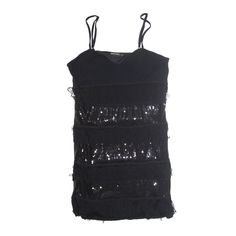 JENNIFER TAYLOR Tassel Sequin Mini Dress Black Sleeveless Short Womens UK 12 Sleeveless Sequined Summer Flapper Dress, Sleeveless Sequined Flapper Dress For Summer, Spring Sleeveless Flapper Dress, Black Sleeveless Flapper Dress For Summer, Jennifer Taylor, Mini Dress Black, Wholesale Shoes, Sequin Mini, Sequin Mini Dress