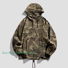 Fashion Mens Cotton Camouflage Tactical Jacket Army Hooded Pullover Pocket Coat   Color: Yellow,Green Material: Cotton Blend Asian Size: M L XL XXL       Payment 1. Payment must be made within 7 days of auction closing (Unpaid dispute will automatically open when item is not paid in 7 days). 2. PLEASE NOTE: SHIPPING&HANDING DOES NOT INCLUDE DUTIES, LOCATL TAXES OR ANY OTHER IMPORTATION FEES. 3. Please list your special requests (color, packages, value of declaration, etc.) in the EBAY NOTES SECT Urban Camouflage Hooded Jacket For Streetwear, Combat Style Khaki Long Sleeve Windbreaker, Camouflage Hooded Jacket With Adjustable Hood For Streetwear, Camouflage Long Sleeve Parka For Streetwear, Long Sleeve Camouflage Parka For Streetwear, Combat Style Long Sleeve Hooded Jacket For Streetwear, Urban Camouflage Hoodie Outerwear, Camouflage Long Sleeve Windbreaker For Streetwear, Military Style Long Sleeve Hooded Jacket For Streetwear