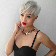 10 Cute Short Hairstyles For Asian Women Asian Pixie, Blonde Asian, Sassy Haircuts, Cool Short Hairstyles, Short Hair Wigs, Best Short Haircuts, Girl Haircuts