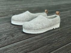 These sporty shoes are made from 100% natural wool. Boiled wool clogs are felted using only water and natural olive oil soap. Very flexible and grippy sports soles soles are are stitched and glued to the clogs . Felted wool shoes are very warm, soles makes them suitable for outside wearing. 100% wool felt is breathable, provides natural insulation, keeps your feet warm and cozy. Choose you size according to our sizing chart in picture 5. First photo is of cappuccino shoes. Subscribe to our Woole Casual Wool Slip-on Clogs, Felt Slip-on Clogs With Rubber Sole, Felt Clogs With Rubber Sole And Round Toe, Felt Clogs With Rubber Sole Slip-on, Slip-on Felt Clogs With Rubber Sole, Wool Clogs, Sporty Shoes, Wool Shoes, Beige Sneakers