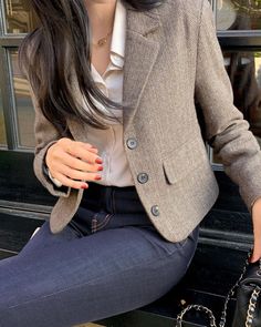 Vanessa Mazur, Stylish Office Wear, Pakaian Feminin, Professional Office, Korean Casual Outfits, Stylish Office, Woman Suit Fashion