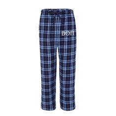 "Beta Theta Pi Flannel Pajama Pants - Fraternity Sleepwear Comfy!  Cozy!  Fun!  Lounge around in your dorm or frat house in these super comfy flannel pants.   Our beautifully embroidered flannel pj pants come with the fraternity letters for Beta Theta Pi embroidered on the left hip.  Buy for yourself or they make a great gift for your favorite Beta!   Features pockets, covered elastic waistband taping, longer length roomy cut. Constructed from super-soft 4oz 100% cotton flannel. Sized Adult S-XXL  Unisex Fit. This is an officially licensed Greek product. ORDERING Please enter any special requests, questions or pertinent information in the \"Notes\" section during the checkout process.  Personalized items take 1-3 business days to process and we ship from CA.  Shipping is an additional 2-3 Plaid Sleepwear With Pockets For Loungewear, Plaid Sleepwear Pants For Pajama Party, Plaid Long Pants Sleepwear For Sleepover, Plaid Sleepwear With Relaxed Fit Long Pants, Embroidered Flannel, Fraternity Letters, Beta Theta Pi, Frat House, Flannel Pj Pants