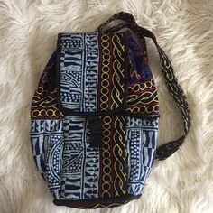 Nice Comfortable Material For Everyday Use, Cool Print, Never Used 18” Length 14”Width Bohemian Everyday Backpack With Adjustable Strap, Casual Blue Adjustable Bags, Casual Blue Adjustable Bag, Festival Rectangular Bag With Adjustable Straps, Bohemian Festival Bags With Adjustable Straps, Bohemian School Bag With Adjustable Strap, Bohemian School Backpack, Festival Backpack With Adjustable Strap, Anthropologie Bags