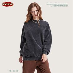 Experience comfort and style with the ZODF Washed Cotton Kintted Oversized Sweatshirt. Crafted with luxuriously soft cotton, this sweatshirt promises all-day comfort and breathability. An oversized silhouette and fashionable color give you an effortlessly cool look. Add this stylish sweatshirt to your wardrobe for a timelessly classic look. Oversized Comfortable Black Sweater, Comfortable Oversized Black Sweater, Oversized Washed Black Sweater For Fall, Oversized Long Sleeve Sweater In Washed Black, Washed Black Relaxed Fit Long Sleeve Sweatshirt, Washed Black Long Sleeve Sweatshirt For Loungewear, Washed Black Long Sleeve Loungewear Sweatshirt, Washed Black Relaxed Fit Sweatshirt For Loungewear, Relaxed Fit Washed Black Sweatshirt For Loungewear