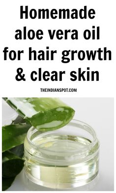 HOMEMADE ALOE VERA OIL Aloe Vera Oil For Hair, Fresh Aloe Vera Gel, Aloe Vera Oil, Oil For Hair Growth, Fresh Aloe Vera, Oil For Hair, For Hair Growth, Beauty Recipe, Hair Growth Oil