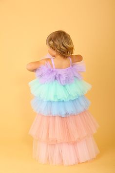 Puffy Rainbow Tulle dress Rainbow Baby dress First Birthday outfit Rainbow girl dress Photoshoot girl dress Toddler party dress Fancy dress If your little girl is having a birthday or invited to a party, this puffy tulle dress with cotton lining is simply essential. With this special occasion dress girls will be little fairies at any wedding, anniversary or birthday event. Ruffle dress special design has been created for making your girl look really tender and awesome. Size: from 6-9 monthes to Toddler Dresses Fancy, Big Bow Dress, First Birthday Outfit Girl, Toddler Party Dress, Girls Tulle Dress, Toddler Parties, Robes D'occasion, Dress Fancy, Girls Special Occasion Dresses