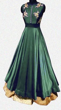 https://www.indiabazaaronline.com/zara-hatke-designs/pleasant-satin-bottle-green-gown-for-eid-wj025210.html Green Satin Ball Gown For Prom, Green Satin Ball Gown For Party, Green Satin Gown For Banquet, Green Ball Gown For Banquet, Green Ball Gown Maxi Dress For Party, Green Ball Gown With Sweep Train, Green Maxi Length Gown For Banquet, Green Maxi Length Gown For Prom, Festive Green Evening Dress For Banquet