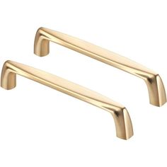 pair of brass handles for kitchen cabinets and cupboards, set of 2 - the cabinet store