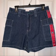 Tommy Hilfiger Jean Shorts Vintage Women’s 9 Casual Tommy Hilfiger Short Bottoms, Tommy Hilfiger Casual Short Length Bottoms, Tommy Hilfiger Blue Shorts, Casual Mid-rise Bottoms By Tommy Hilfiger, Casual Tommy Hilfiger Spring Shorts, Tommy Hilfiger High Waist Casual Bottoms, Tommy Hilfiger Blue Short-length Bottoms, Tommy Hilfiger Blue Short Length Bottoms, Tommy Hilfiger Cotton Shorts