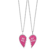 The 14K Enamel BFF Necklaces are a set of 2. One for you and one for your best friend! Choose from 8 different enamel colors and wear this nostalgic friendship piece for years to come.

Sustainable
100% Recycled Gold
Made in Los Angeles

Pieces are personalized with your selected enamel color, therefore are FinalSale Personalized Pink Enamel Necklace, Bff Necklace, Best Friend Necklace, Necklaces Set, Bff Necklaces, Best Friend Necklaces, For Your Best Friend, Friendship Necklaces, Kids Necklace