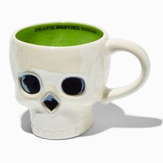 Claire's Skeleton Ceramic Mug Disney World Food, Boo Basket, Funky Home Decor, The Skeleton, Fashionable Jewelry, Gift Card Balance, Pumpkin Print, Aesthetic Shoes, Halloween Looks