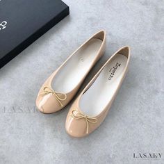 Lasaky - High-Quality Dance Shoes with Stunning Butterfly Accent Casual Beige Ballet Flats With Round Toe, Beige Closed Toe Ballet Flats For Spring, Beige Synthetic Flats With Round Toe, Casual Beige Closed Toe Ballet Flats, Beige Synthetic Closed Toe Ballet Flats, Beige Closed Toe Synthetic Ballet Flats, Beige Synthetic Ballet Flats With Round Toe, Beige Synthetic Ballet Flats, Beige Synthetic Round Toe Ballet Flats