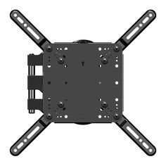 a flat screen tv wall mount with two arms