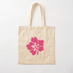 100% cotton reusable shopping carry bag with digital print on one side. Two toned pink Hibiscus Flower tropical Pink Flower Pink Cotton Beach Bag For Daily Use, Pink Cotton Vacation Bags, Eco-friendly Pink Canvas Gift Bag, Pink Cotton Canvas Beach Bag, Eco-friendly Pink Cotton Beach Bag, Pink Eco-friendly Cotton Bag, Pink Cotton Canvas Bag For Vacation, Eco-friendly Pink Cotton Bag, Eco-friendly Pink Cotton Bags