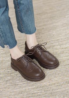 Chunky Oxford Shoes (2 Colors)