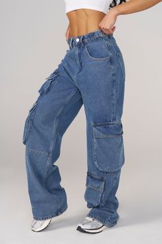 MATERIAL: 85% cotton, 15% polyester. FIT: Runs small. SIZE UP. DESIGN: Introducing our first 100% cotton straight leg denim cargo pants – your new go-to for style and function. Crafted with premium denim, they offer comfort and durability. With cargo pockets for convenience, these versatile pants are perfect for any oc College Fits, Denim Cargo Pants, Versatile Pants, Denim Cargo, Straight Leg Denim, Cargo Jeans, New Launch, Short Leggings, Short Shirts