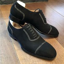 LeatherWear2016 on Storenvy Luxury Leather Shoes With Stitched Sole And Round Toe, Luxury Dress Shoes With Suede Lining And Round Toe, Luxury Suede Leather Shoes With Rubber Heel Cap, Mens Derby Shoes, Suede Leather Shoes, High Ankle Boots, Handmade Leather Shoes, Shoes Design, Shoe Sole