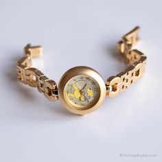 Vintage Seiko Winnie the Pooh Watch for Her | Gold-tone Disney Watch – Vintage Radar Watch Battery