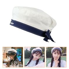 Payment Shipping Return Policy & Warranty   Product Description   1Pc Beret Durable All-match Sailor Hat Uniform Hat for Lady Woman Product Description Description Description Adopted from premium material, the sailor hat is durable and high quality. It is suitable for adults daily wear, cosplay game, play, dance, costume, etc. Wearing it, you will feel more confident and act better than before. It is a good gift for your friends, they will like it very much. Features - Color: White. - Material: Fishing Clothes Men, Beret Girl, Sailor Cap, Navy Cap, Knit Beret, French Beret, Navy Sailor, Hat Beret, Sailor Hat