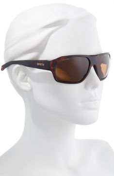 Glare-reducing polarized ChromaPop lenses and a flexible, wraparound fit offer superior performance in these sunglasses ideal for long days spent on the water. Style Name:Smith Deckboss 63mm Chromapop Polarized Oversize Rectangle Sunglasses. Style Number: 6261139. Brown Sports Sunglasses With Uv Protection, Brown Sports Sunglasses With Gradient Lenses, Brown Polarized Shield Sunglasses For Outdoor, Brown Shield Sunglasses With Gradient Lenses For Outdoor, Outdoor Brown Shield Sunglasses With Polarized Lenses, Modern Brown Sunglasses For Outdoor, Brown Polarized Wayfarer Shield Sunglasses, Brown Anti-reflective Sunglasses For Outdoor Activities, Modern Brown Shield Sunglasses For Outdoor