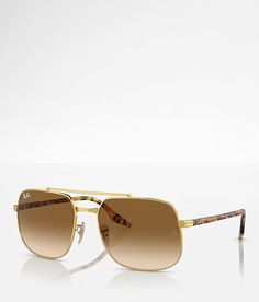 Ray-Ban Aviator Sunglasses - Gold/Brown , Women's Artist Metal frame sunglasses Gradient brown lenses 100% UV protection Soft shell case included. Apparel & Accessories Gold Aviator Sunglasses, Gradient Brown, Sunglasses Women Aviators, Ray Ban Aviator, Brown Sunglasses, Ray Ban Aviators, Sunglasses & Glasses, Sunglasses For Women, Soft Shell