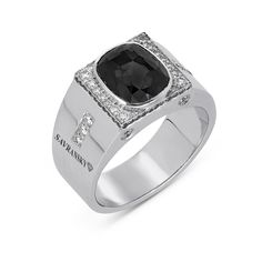 4.79 carat black and white diamonds men's ring set in 18k white gold
Center diamond:Weight: 3.99 caratColor: Natural Black
White Diamonds: 0.55 carat
Black Diamonds: 0.25 carat Men's Black Diamond Rings, Formal Platinum Sapphire Ring With Pave Setting, Formal Sapphire Ring With Pave Setting, Formal Sapphire Ring With Pave Setting In Diamond White, Luxury Diamond Signet Ring, Luxury White Gold Sapphire Ring With Vvs Clarity, Luxury Platinum Sapphire Ring, Luxury Round Cut Sapphire Ring With Pave Setting, Luxury Signet Ring With Diamond Accents