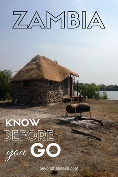 there is a small hut with a thatch roof on it and the caption says, know before you go