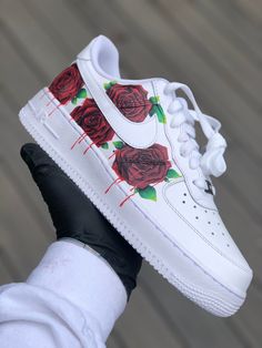 Red Quince, Pretty Sneakers, Custom Shoes Diy, Air Shoes, Nike Airforce 1, Air Force 1 Custom, Beige Plaid, Custom Air Force 1