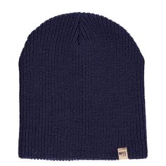 Made of 100% Merino Wool, this beanie will have you looking forward to cold days. The versatility and casual style of this ribbed-knit Merino Wool slouchy beanie ensure you look good and stay warm. A perfect beanie whether you are on a casual walk, or in the ski lodge lounging. Navy Casual Hat For Fall, Snug Casual Hat, Navy Casual Fall Hats, Casual Knitted Beanie For Everyday, Casual Ribbed Beanie For Fall, Casual Knit Beanie, Casual Everyday Knitted Beanie, Navy Casual Winter Hats, Navy Casual Beanie Hat