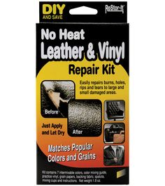 the repair kit for leather and vinyl