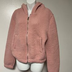 Reflex Women's Fleece Hoodie Pink Jacket Size Small Or Junior Large New Zip Up Cozy Ultra Soft Pit To Pit: 24.5” Length: 23” Sleeve: 26.5” Shoulder To Shoulder: 22” Please Check Measurements For Proper Fit. Flat Lay Measurements Are Approximate. Smoke Free Home Fast Shipping Bundle To Save G3 Teddy Bear Clothes, Bear Outfits, Pink Jacket, Comfy Sweaters, Womens Fleece, Pink Hoodie, Light Jacket, Fleece Hoodie, Dark Pink