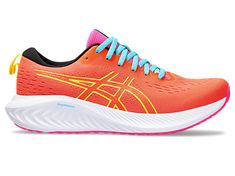 Women's GEL-EXCITE 10 | Aquarium/Vibrant Yellow | Running Shoes | ASICS Yellow Running Shoes, Running Shoes Asics, Extra Wide Shoes, Shoes Asics, Asics Women Gel, Wrestling Shoes, Asics Running Shoes, Sport Shoes Men, Athletic Gear