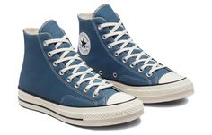 A00752C Deep Waters Converse, Converse Chuck 70s, Funky Fits, Converse 70s, Cute Converse Shoes, Chuck 70s, Casual Shoes Women Sneakers, Cute Converse, Blue Converse