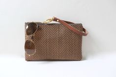 Woven Clutch Bag by Independent Reign Summer Clutch Bag, Summer Clutch, Woven Clutch, Clutch Purse Black, Brown Purse, Brown Purses, Black Clutch, Wrist Strap, Clutch Purse