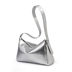 Free U.S. shipping. Style:  , color:Silver, suite for season：Spring, Summer, Autumn, Winter ，Engagement, Formal Event, Going out, Work, Material Genuine Leather, Silver Metallic Soft Leather Zip Totes Wide Strap Crossbody Handbags Chic Silver Shoulder Bag For Formal Occasions, Modern Silver Shoulder Bag For Formal Events, Chic Silver Rectangular Shoulder Bag, Chic Silver Shoulder Bag, Silver Evening Shoulder Bag With Silver-tone Hardware, Trendy Metallic Shoulder Bag For Formal Occasions, Trendy Silver Evening Bag, Trendy Silver Formal Bag, Modern Silver Evening Shoulder Bag