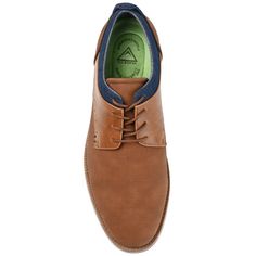 Spruce up your work wardrobe with the Latrell derby by Vance Co. This business casual shoe has a lace-up profile and a 6 mm Tru Comfort Foam insole for all-day comfort. For durability the design features soft vegan leather uppers grounded by an rubber outsole. At Vance Co. our goal is to bring you shoes that will add texture and style to any outfit and give you that added confidence with every step you take. Casual Synthetic Lace-up Shoes For Work, Spring Workwear Lace-up Shoes With Textured Sole, Fitted Casual Lace-up Shoes For Work, Synthetic Wingtip Lace-up Shoes For Work, Synthetic Plain Toe Lace-up Shoes For Work, Business Casual Lace-up Oxfords With Removable Insole, Casual Derby With Leather Sole For Work, Spring Synthetic Lace-up Work Shoes, Casual Lace-up Shoes For Business In Spring