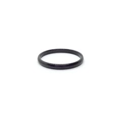 This simple stacking ring is sleek and clean with its smooth surface. The sleek appearance gives it an edgy feel. Wear this ring alone for subtle boldness or pair with other rings. These rings are carefully handcrafted. More Details:- Carefully Handmade- Surgical Stainless Steel - E-Coating (Anti-Tarnish)- Thickness: 3 mm- Metal Color: Black Black Metal Ring, Black Fidget Ring, Black Rings Aesthetic, Black And Silver Rings, Black Ring Band, Grunge Rings, Black Rings For Women, Ace Ring, Black Ring Set