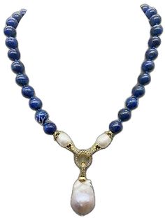 Elegant Blue Necklaces With 8mm Beads, Elegant Blue Necklace With 8mm Beads, Elegant Royal Blue Round Bead Necklaces, Elegant Royal Blue Round Beads Necklace, Elegant Royal Blue Round Beaded Necklace, Elegant Blue Pearl Necklace With Gemstone Beads, Elegant Blue Lapis Lazuli Beaded Necklaces, Elegant Royal Blue Beaded Necklaces With Round Beads, Elegant Royal Blue Beaded Necklace With Round Beads